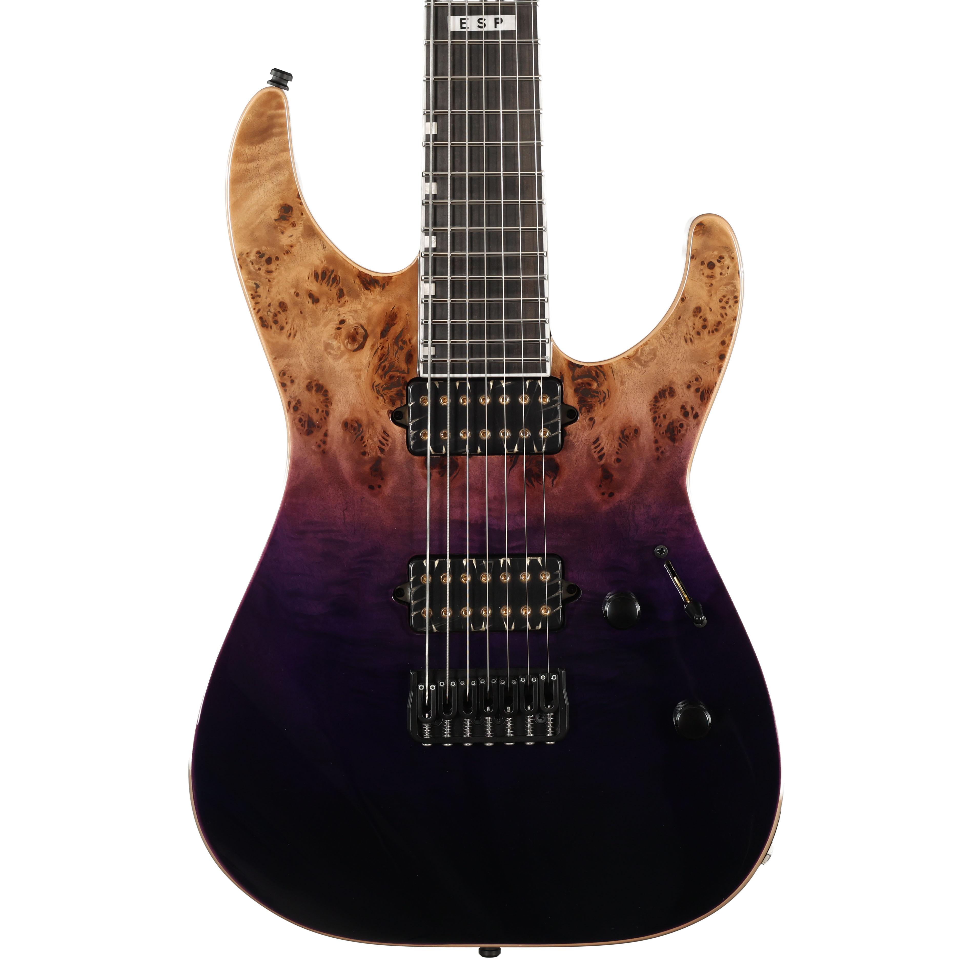 ESP E-II M-II 7 NT in Purple Natural Fade - Andertons Music Co.